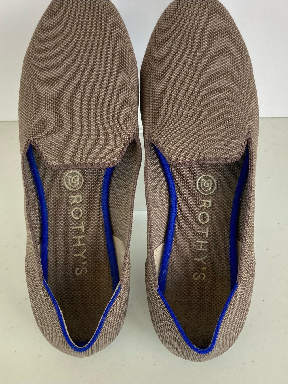 Rothy’s Loafer Womens Size 9 Brown Mocha Round Toe Flats Slip On Shoes Washable